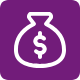 Ikona cashback dollar